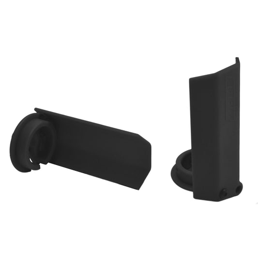 Image of RPM Heavy Duty Black Shock Shaft Guards for Traxxas X-MAXX Monster Trucks (2pcs)
