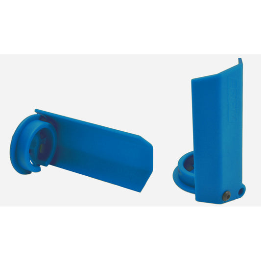 Image of RPM Heavy Duty Blue Shock Shaft Guards for Traxxas X-MAXX Monster Trucks (2pcs)