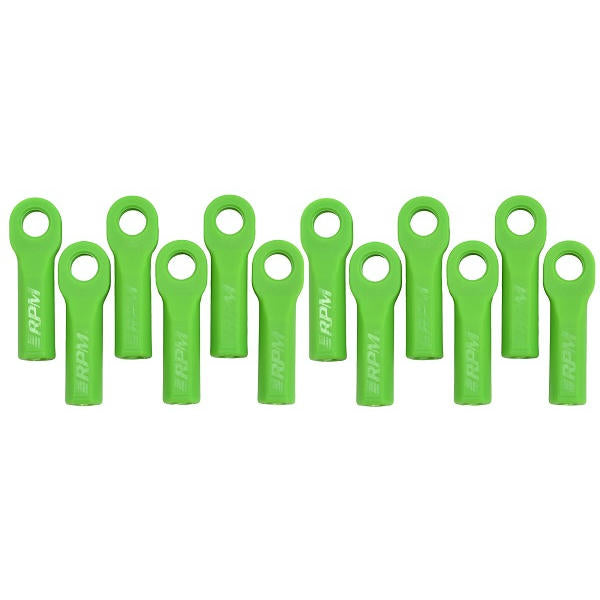 Image of RPM 1/10th Scale Long Rod Ends (12)/Traxxas Series Vehicles GREEN RPM80514