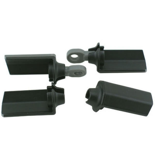 Image of Team Associated 1/10th Scale Black Shock Shaft Guards by RPM RPM80575