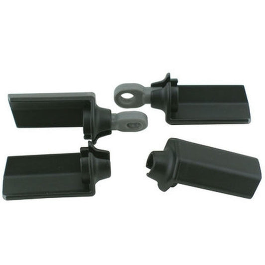 Image of Team Associated 1/10th Scale Black Shock Shaft Guards by RPM RPM80575