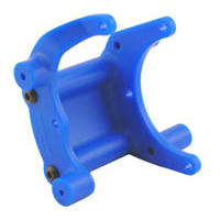 Image of Blue Bumper/Wheelie Bar Mount RPM80905 fits 2WD Traxxas Slash/Stampede 