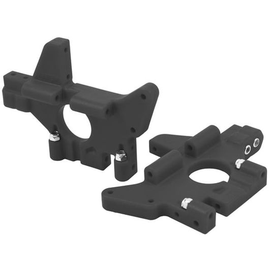 Image of Upgraded Black Rear Bulkheads RPM81072 4929 4929R fits Traxxas T-Maxx/E-Maxx