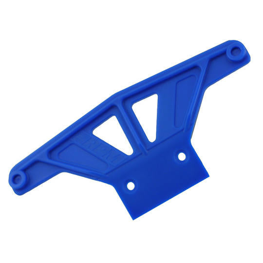 Image of RPM Blue Wide Front Bumper for 2WD Stampede/Rustler RPM81165