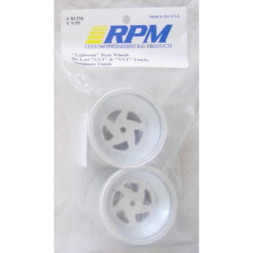 Typhoonz Losi Rear Truck Wheels (Alum. Finish)