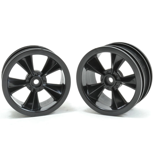 Image of RPM N2O Resto-Mod 1/10 Scale 26mm Gloss Black Touring Car Wheels (2pcs) RPM81552