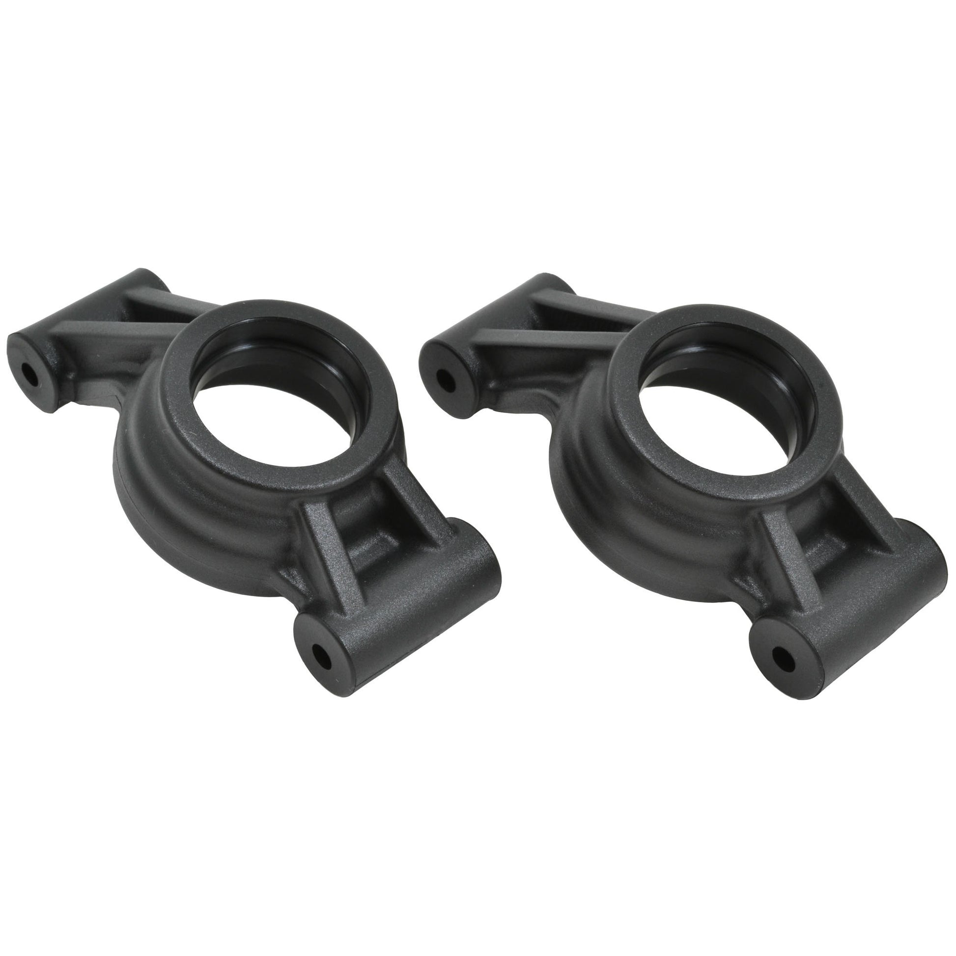 Image of Black Rear Axle Carriers w/Oversized Bearings RPM 2pcs 81732 fits Traxxas X-MAxx