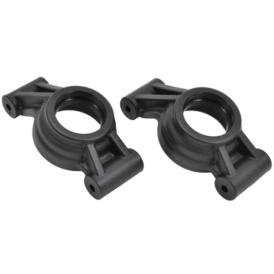 Image of Black Rear Axle Carriers w/Oversized Bearings RPM 2pcs 81732 fits Traxxas X-MAxx