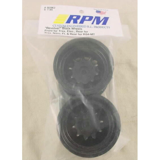 Image of RPM 2.2 Black Revolver 1/10 Scale Elec./Nitro Trucks RPM82062 (One Pair)
