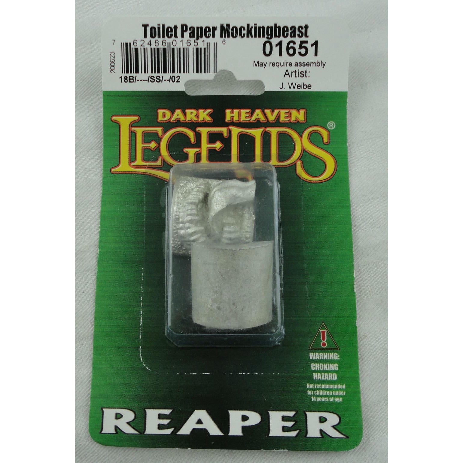 Image of Reaper Miniatures Pewter Toilet Paper Mockingbeast Fantasy Miniature RPR01651