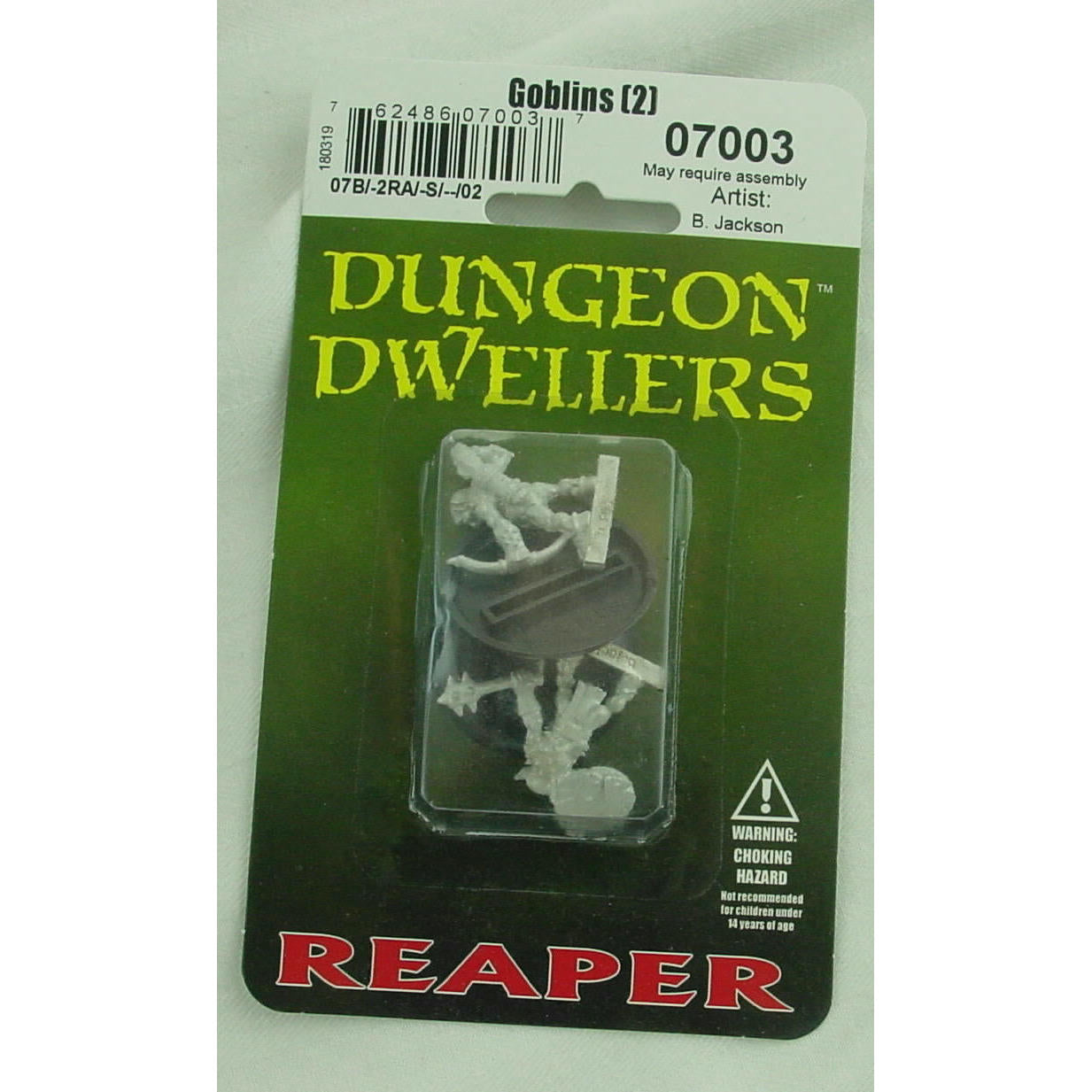 Image of Dungeon Dwellers Bloodbite Goblins (2pcs) Pewter Fantasy Miniatures RPR07003