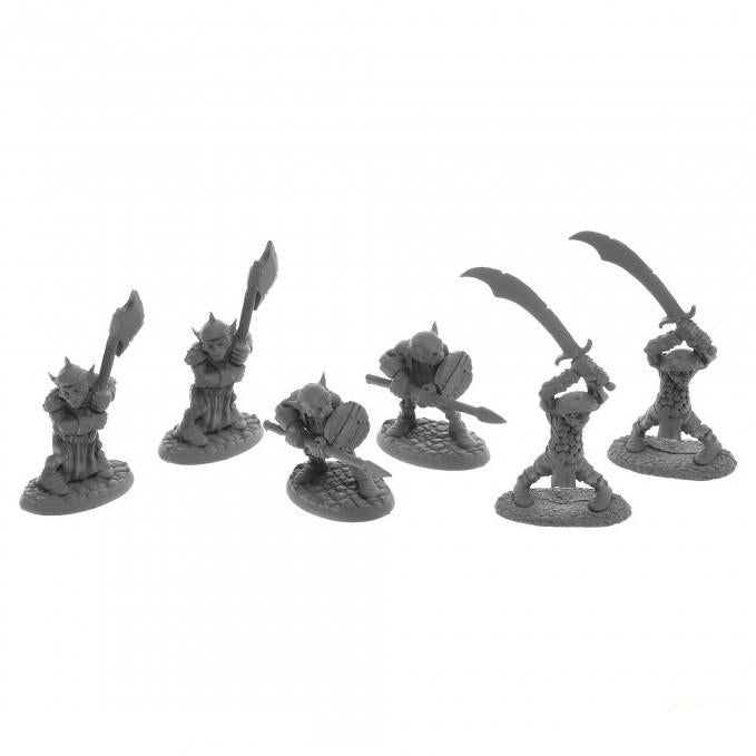 Image of Dark Heaven Bones Goblin Warriors (6pcs) Fantasy Miniatures by Reaper 07044
