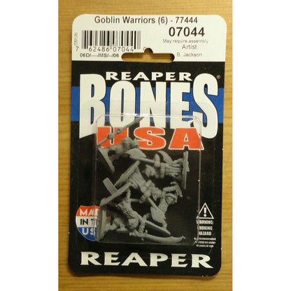Image of Dark Heaven Bones Goblin Warriors (6pcs) Fantasy Miniatures by Reaper 07044