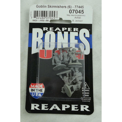 Image of Reaper Bones USA Goblin Skirmisher Fantasy Miniatures (6pcs) RPR07045