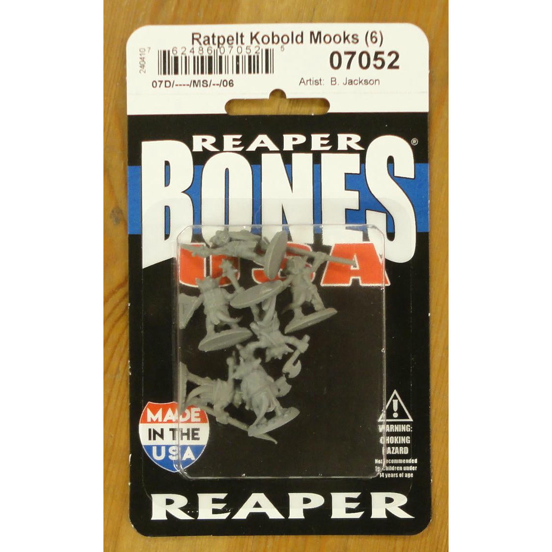 Image of Reaper Bones Kobold Ratpelt Mooks Fantasy Miniatures 6pcs RPR07052