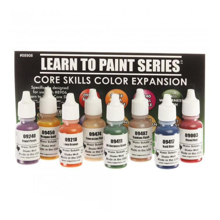 Reaper Miniatures Learn to Paint Core Skills Color Expansion RPR08908