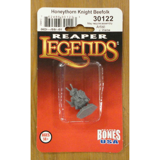 Image of Reaper Legends Honeythrorn, Beefolk Knight on Foot Miniature RPR30122