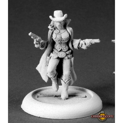 Image of Victoria Jacobs, Cowgirl Pewter Fantasy Miniature by Reaper Ministures 50244