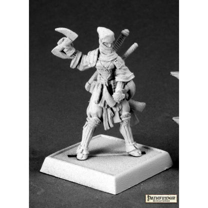 Image of Pathfinder Reike, Ninja Pewter Fantasy Miniature 60084