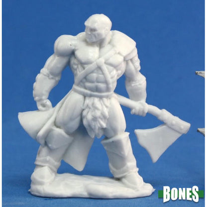 Image of Dark Heaven Bones Goldar, Male Barbarian Unpainted Miniature by Reaper RPR77047