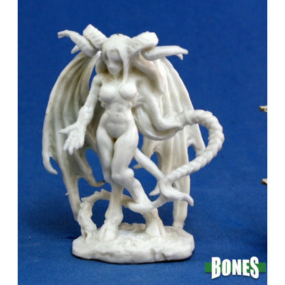 Image of Dark Heaven Bones Virina, Female Demon Unpainted Miniature by Reaper RPR77067