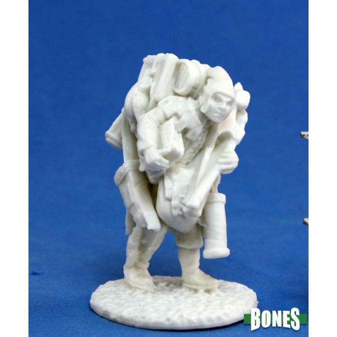 Image of Dark Heaven Bones Townsfolk Oswald the Overladen Unpainted Miniature by Reaper 