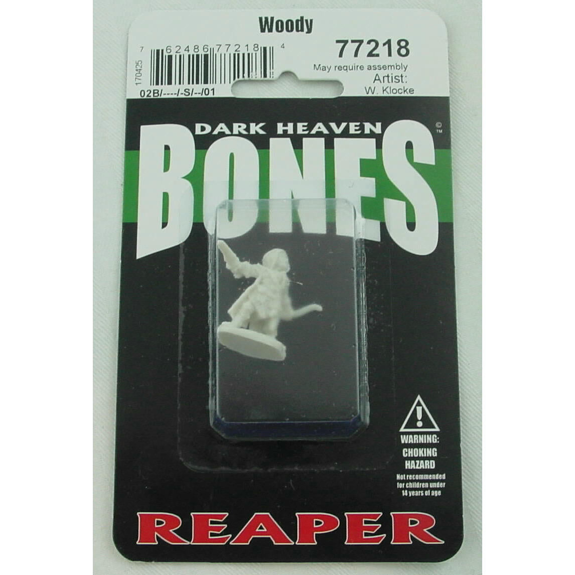 Image of Dark Heaven Bones Woody Stumpwimple, Halfling Ranger Unpainted Miniature 77218