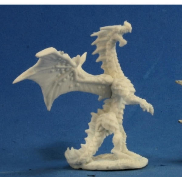 Image of Dark Heaven Bones Dragon Hatchling Red Unpainted Miniature by Reaper RPR77274
