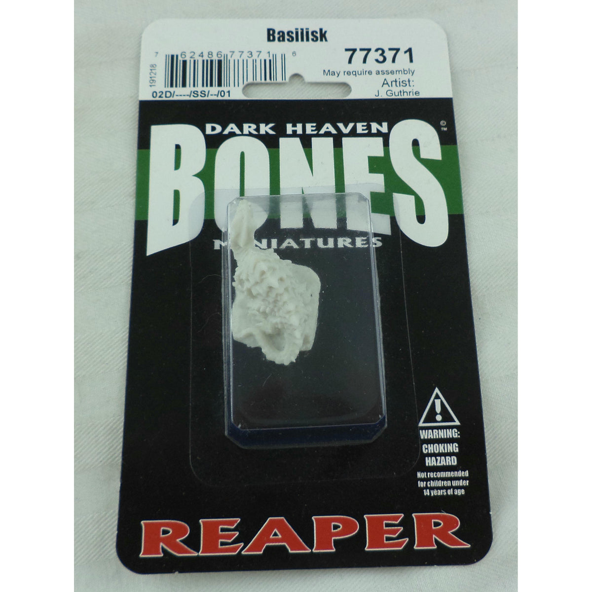 Image of Dark Heaven Bones Basilisk Fantasy Miniature by Reaper Miniatures 77371