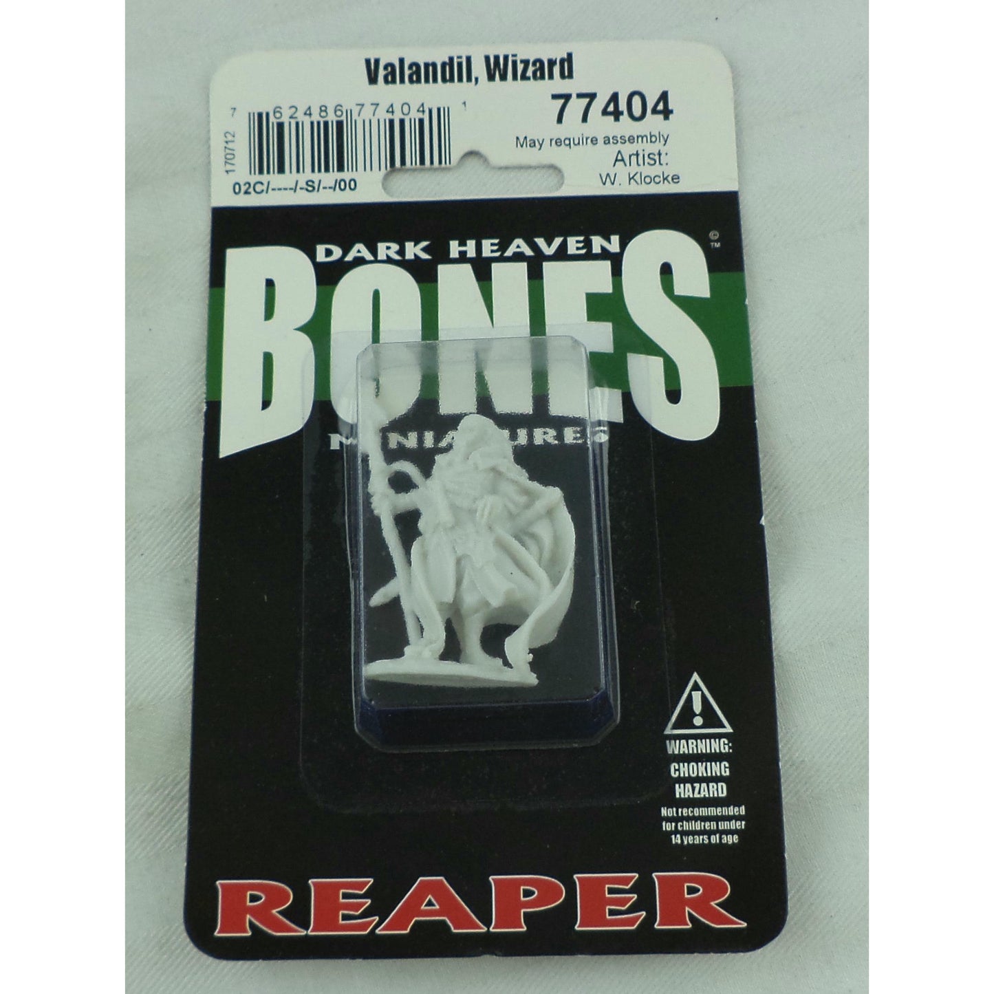 Image of Dark Heaven Bones Valandil, Wizard Fantasy Miniature Reaper RPR77404