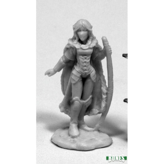 Image of Dark Heaven Bones Aeris, Female Elf Ranger Fantasy Miniature by Reaper RPR77405