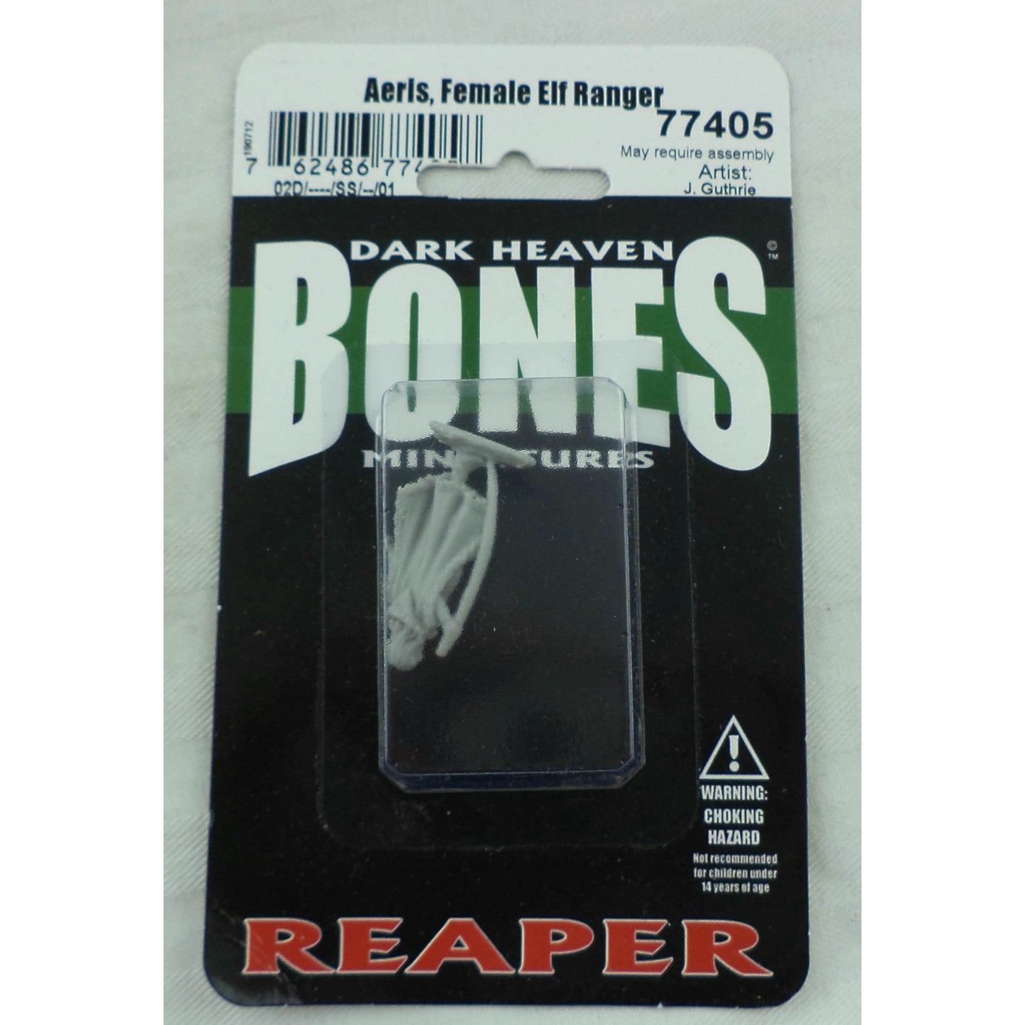 Image of Dark Heaven Bones Aeris, Female Elf Ranger Fantasy Miniature by Reaper RPR77405