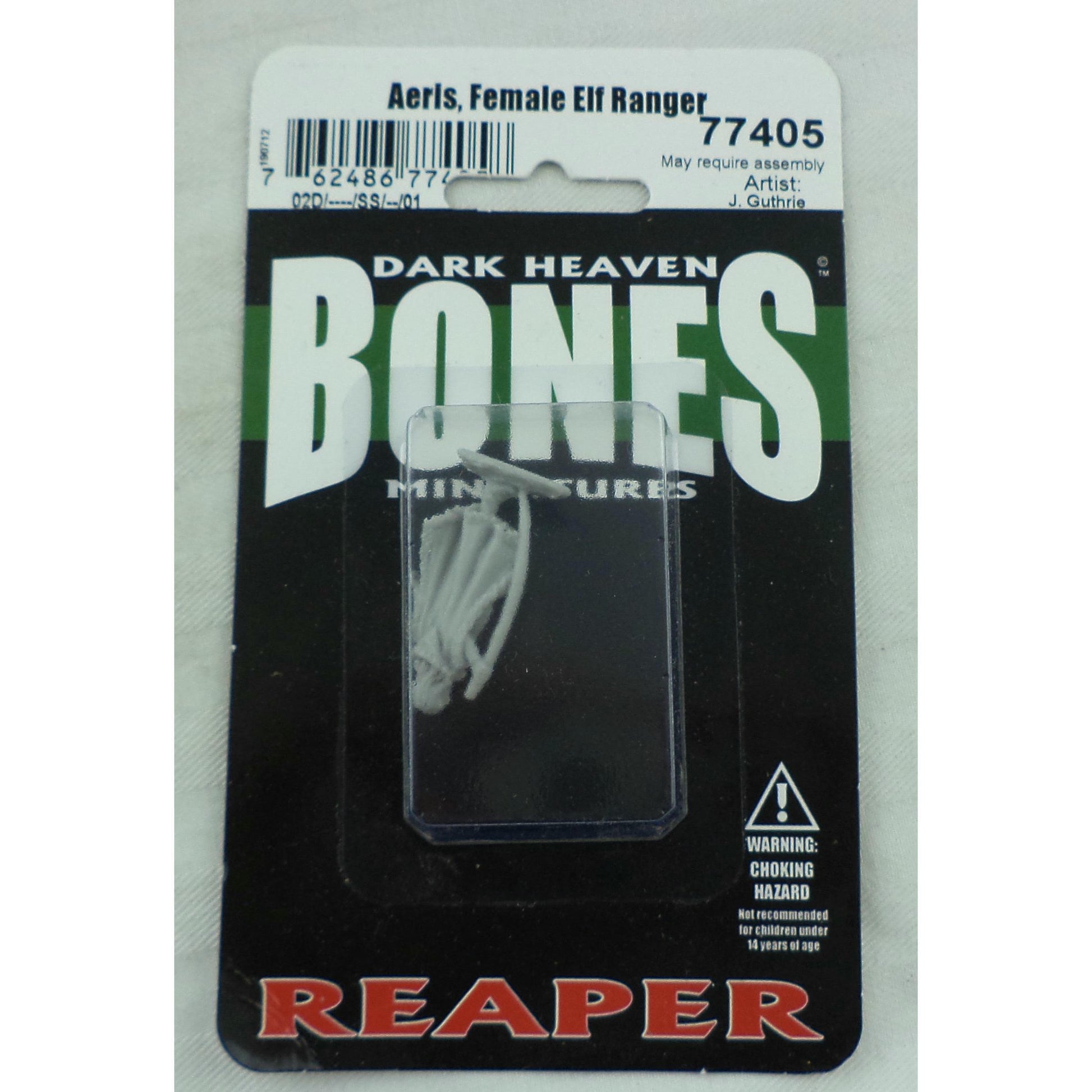 Image of Dark Heaven Bones Aeris, Female Elf Ranger Fantasy Miniature by Reaper RPR77405