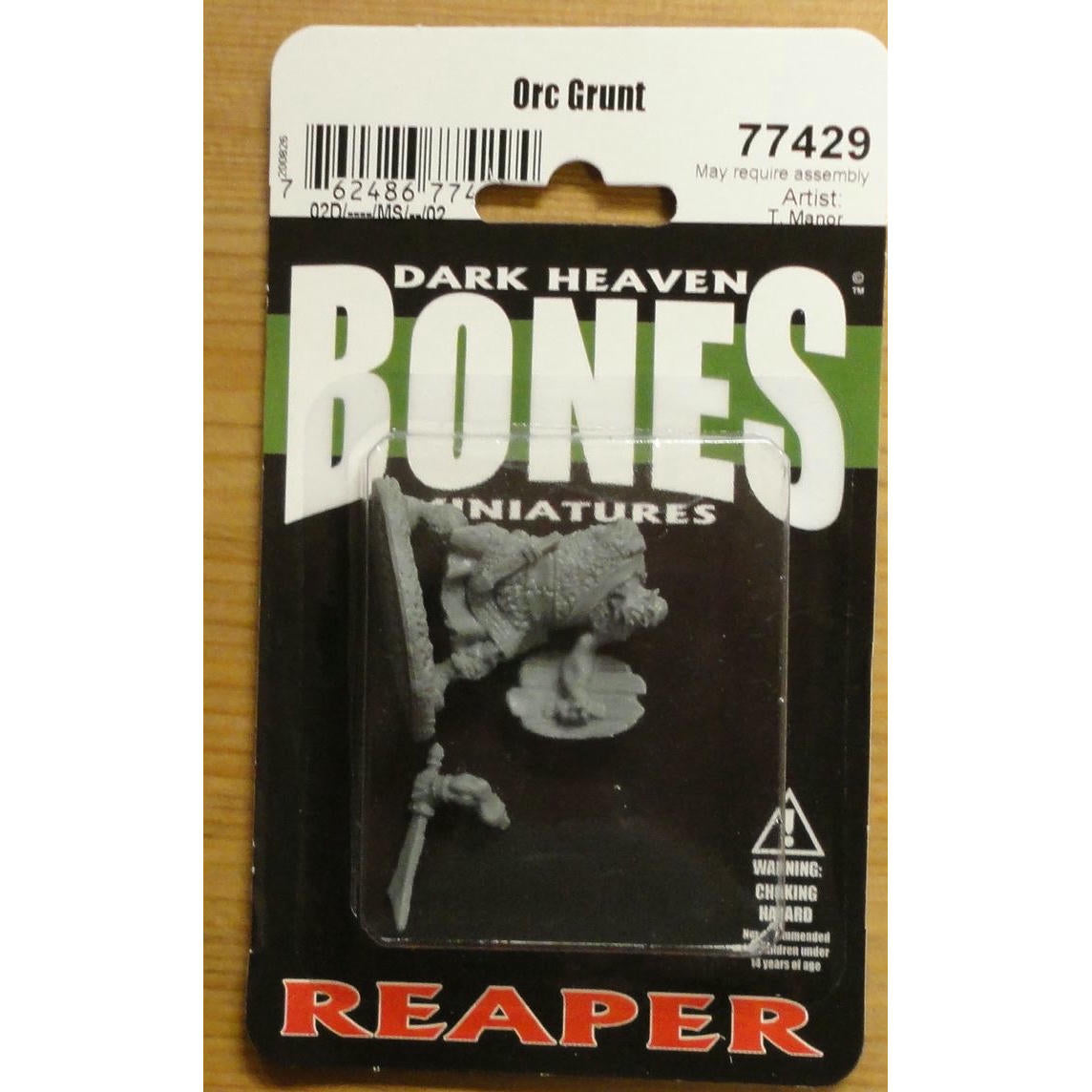 Image of Dark Heaven Bones Orc Grunt Fantasy Miniature by Reaper 77429