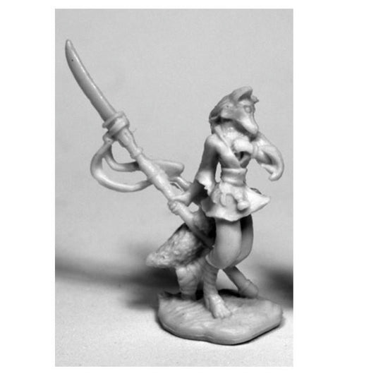 Image of Dark Heaven Bones Dijoro, Female Kitsune Unpainted Miniature Reaper 77474