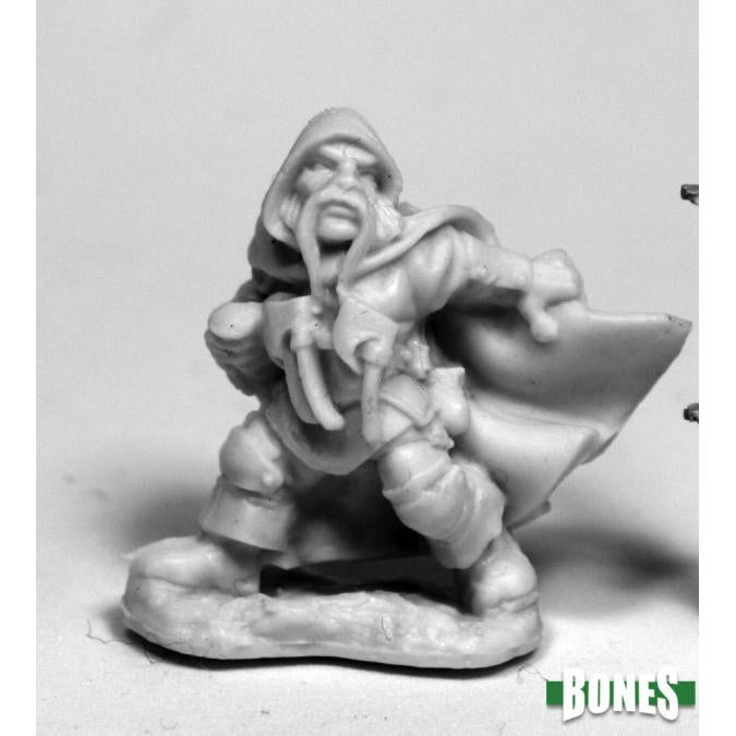 Image of Dark Heaven Bones Klaus Copperthumb, Dwarf Thief Fantasy Miniature RPR77479