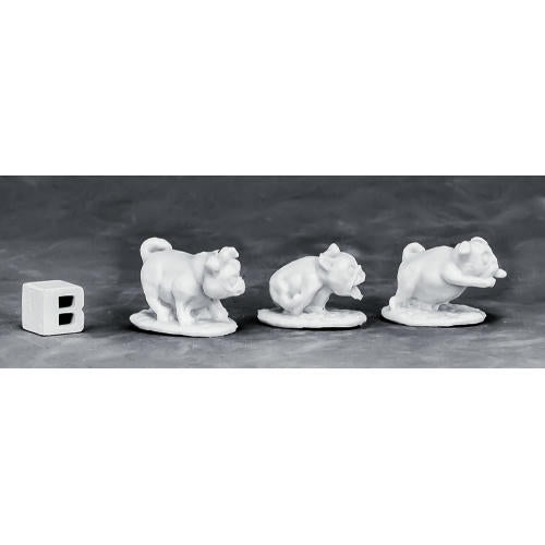 Image of Dark Heaven Bones War Pugs Fantasy Miniatures (3pcs) RPR77573 Reaper Miniature