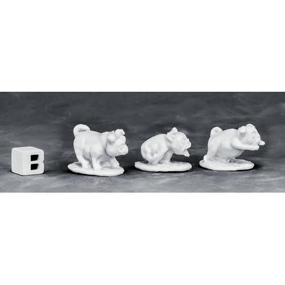 Image of Dark Heaven Bones War Pugs Fantasy Miniatures (3pcs) RPR77573 Reaper Miniature