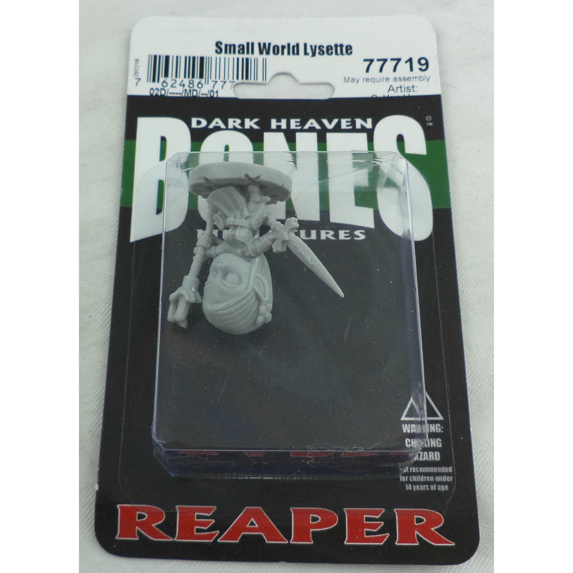 Image of Dark Heaven Small World Lysette Unpainted Fantasy Miniature by Reaper RPR77719