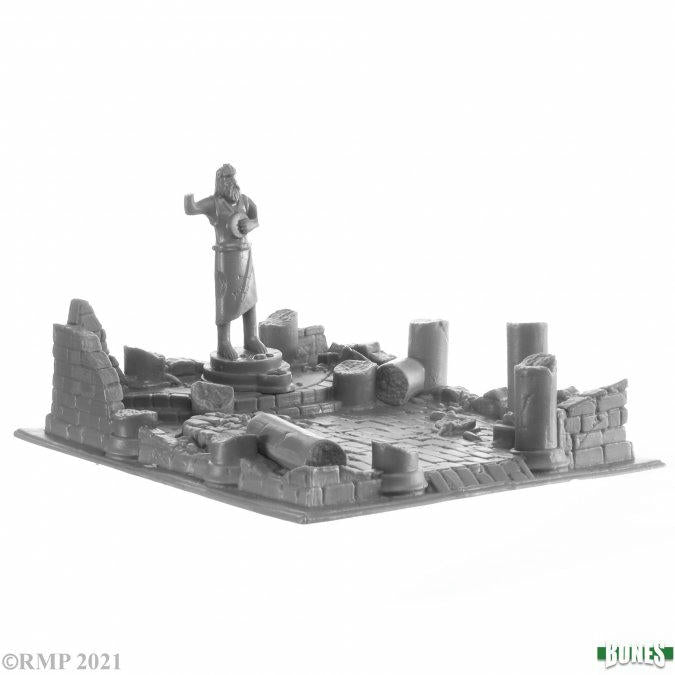 Image of Dark Heaven Bones Ruined Temple Miniature (6x5x3.5) by Reaper 77989