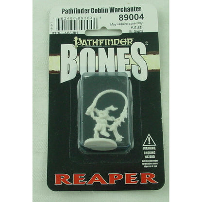 Image of Reaper Bone Pathfinder Goblin Warchanter Plastic Fantasy Miniature RPR89004