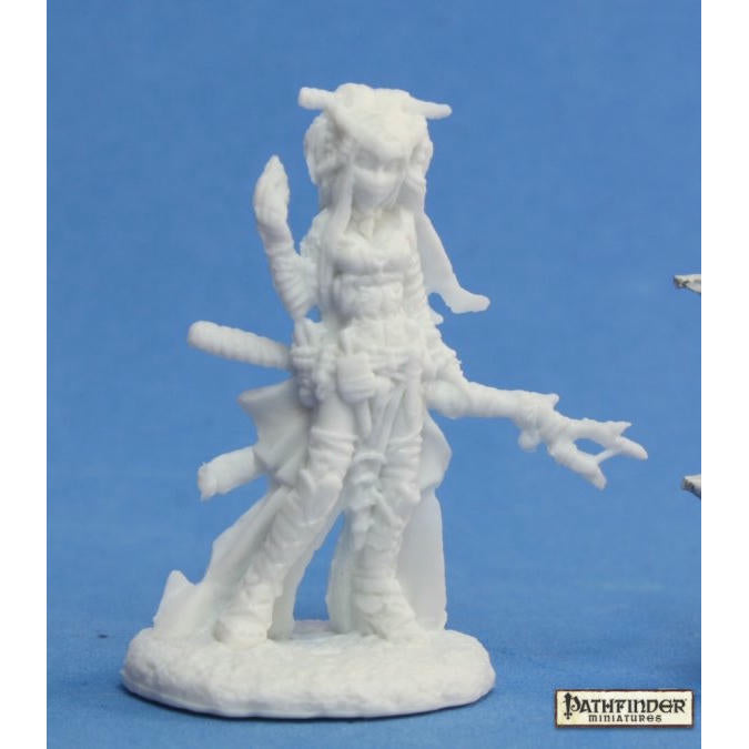 Image of Reaper Bone Pathfinder Feiya, Iconic Witch Plastic Fantasy Miniature RPR89008