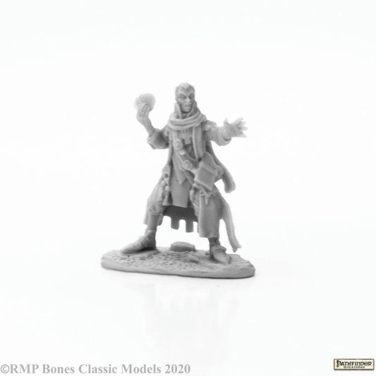 Image of Reaper Bone Pathfinder Erasmus Iconic Medium Fantasy Miniature RPR89046