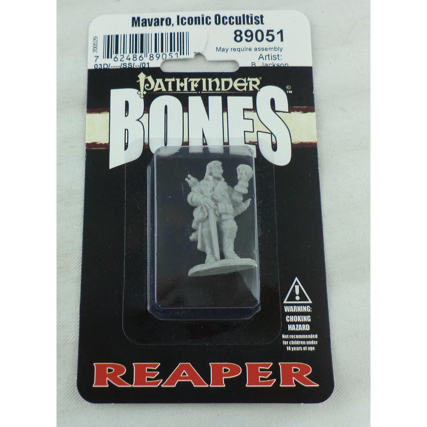 Image of Reaper Bone Pathfinder Mavaro Iconic Occultist Fantasy Miniature RPR89051
