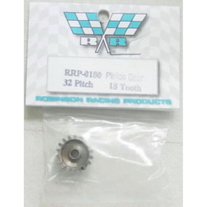 Image of 18 Tooth, 32 Pitch 1/8 Bore Pinion Gear by Robinson Racing RRP0180 18T 32P