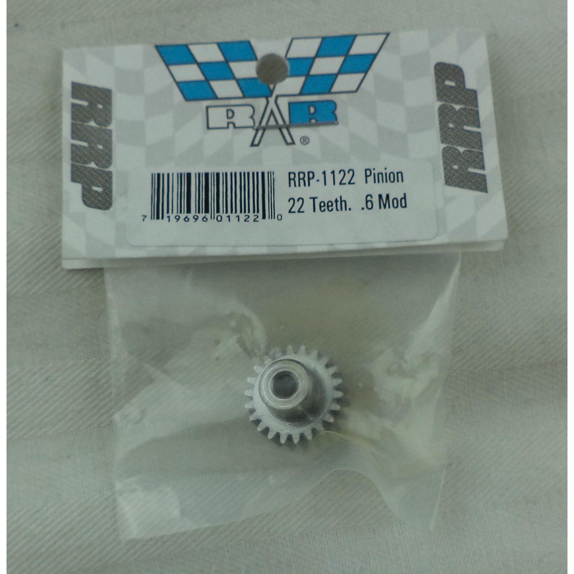 Image of Robinson Racing 22T 0.6Mod METRIC Pinion Gear RRP1122 (3.2mm Shaft)
