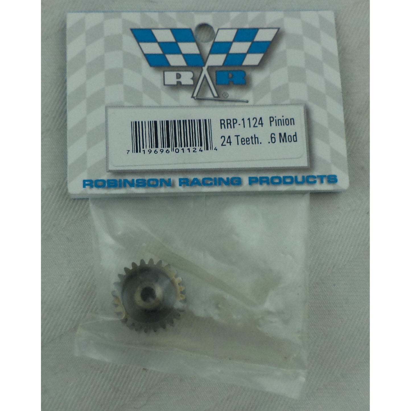 Image of Robinson Racing 24T 0.6Mod METRIC Pinion Gear RRP1124 (3.2mm Shaft)