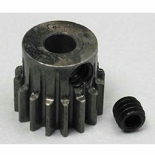 Image of Robinson Racing Hardened Steel 48P 16T Absolute Pinion Gear RRP1416 3.2mm Bore