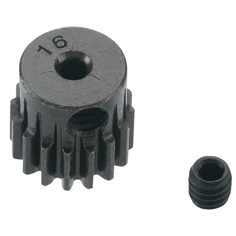 Mini Pinion 2mm Hard Blackened Steel .5 Mod 16T