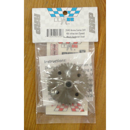 Image of Robinson Racing 40T Hardned Steel Center Diferential Gear Arrma Infraction 6S